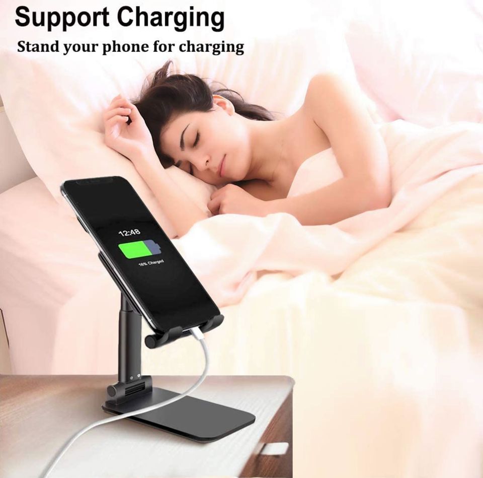 Universal Foldable Adjustable Holder/Stand for Mobile Phone, iPad, Tablet and e-Reade