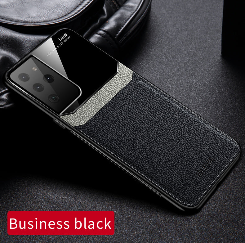 Samsung S21 Ultra 6.8” Luxurious PU Leather and PC Case in Assorted Colors