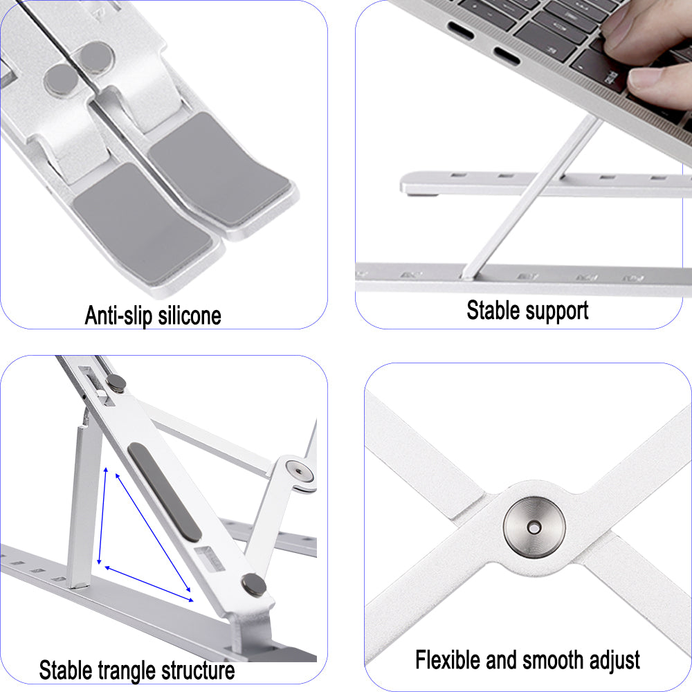 Folding Laptop Ergonomic Aluminium Stand