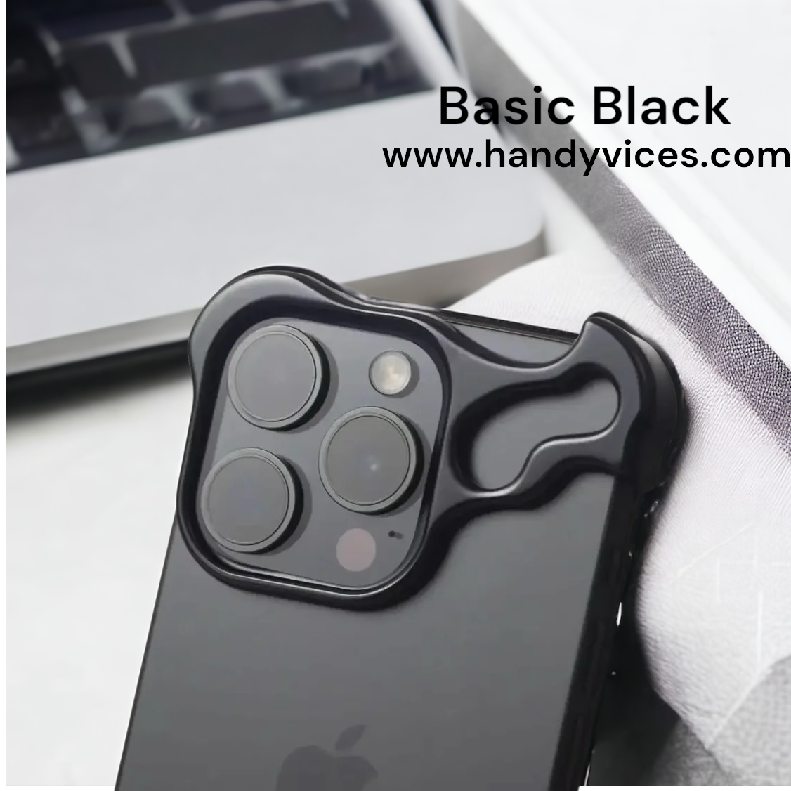 FOR IPHONE 15 & 14 PRO MAX METAL ALUMINUM CORNER FRAMELESS CASE CAMERA LENS PROTECTION