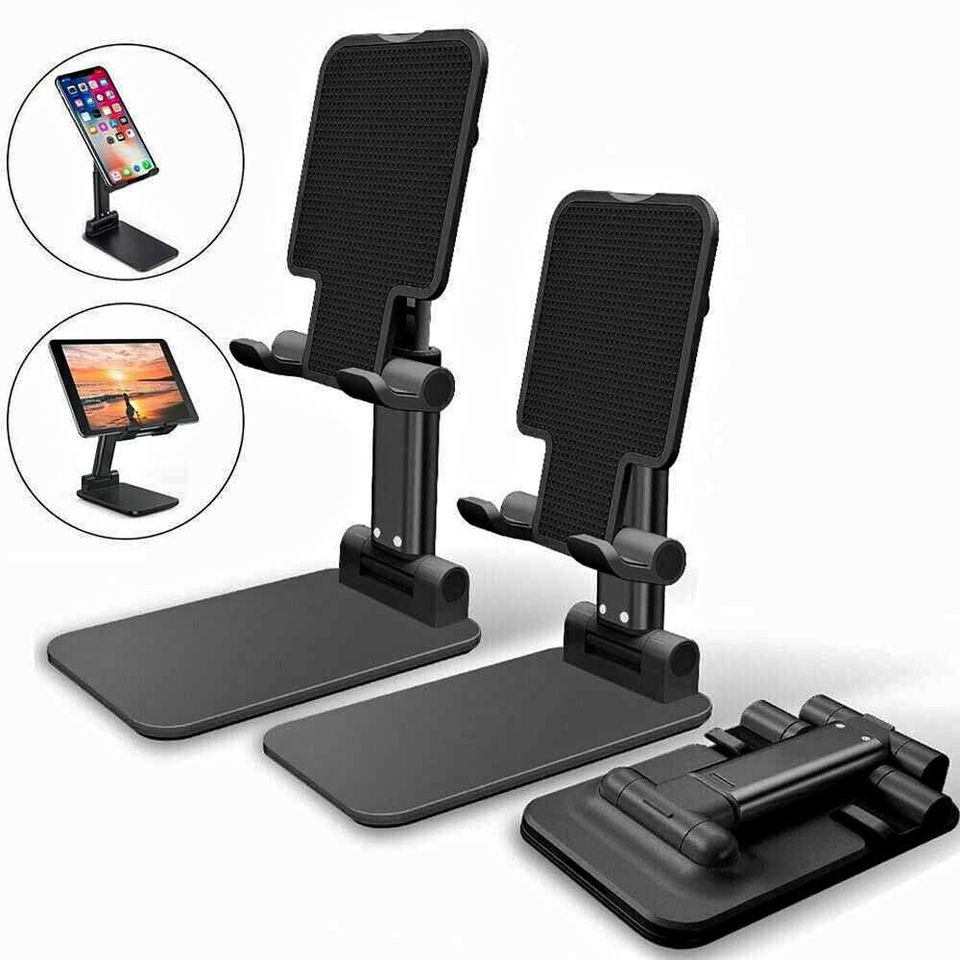Universal Foldable Adjustable Holder/Stand for Mobile Phone, iPad, Tablet and e-Reade