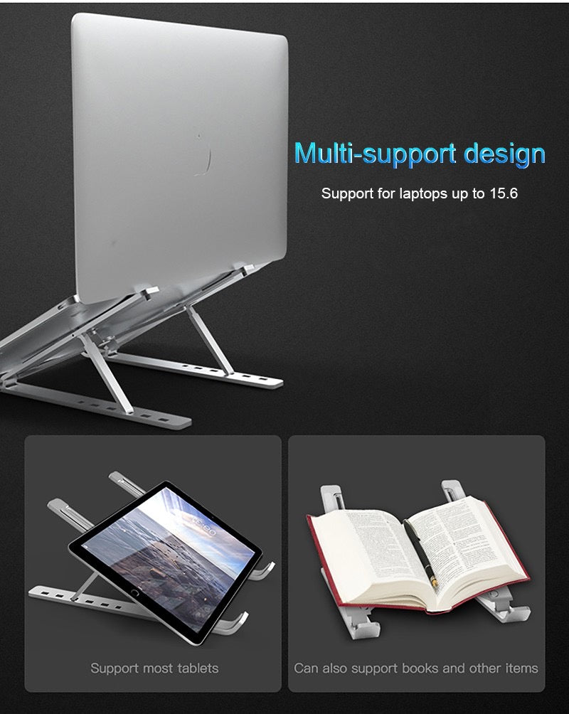 Folding Laptop  Ergonomic Aluminium Stand