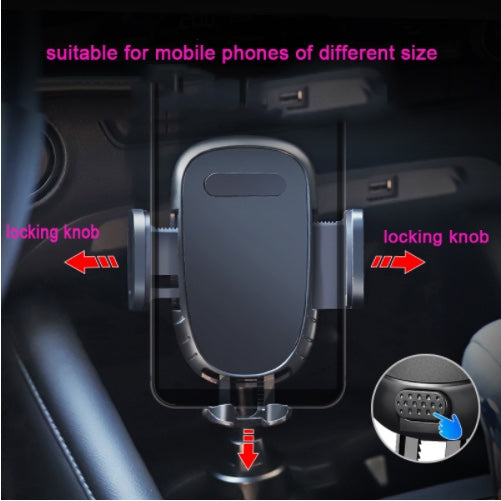 Car Cup Phone Mount Adjustable 360° Rotatable Holder,Compatible Most Smart Phones FREE SHIPPING